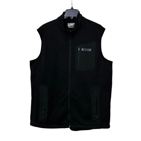 KUIU Base Camp Vest XXL Black High Loft Sweater Fleece Hunting Outdoor - Picture 1 of 11